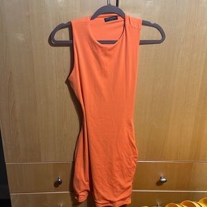 Orange dress worn once